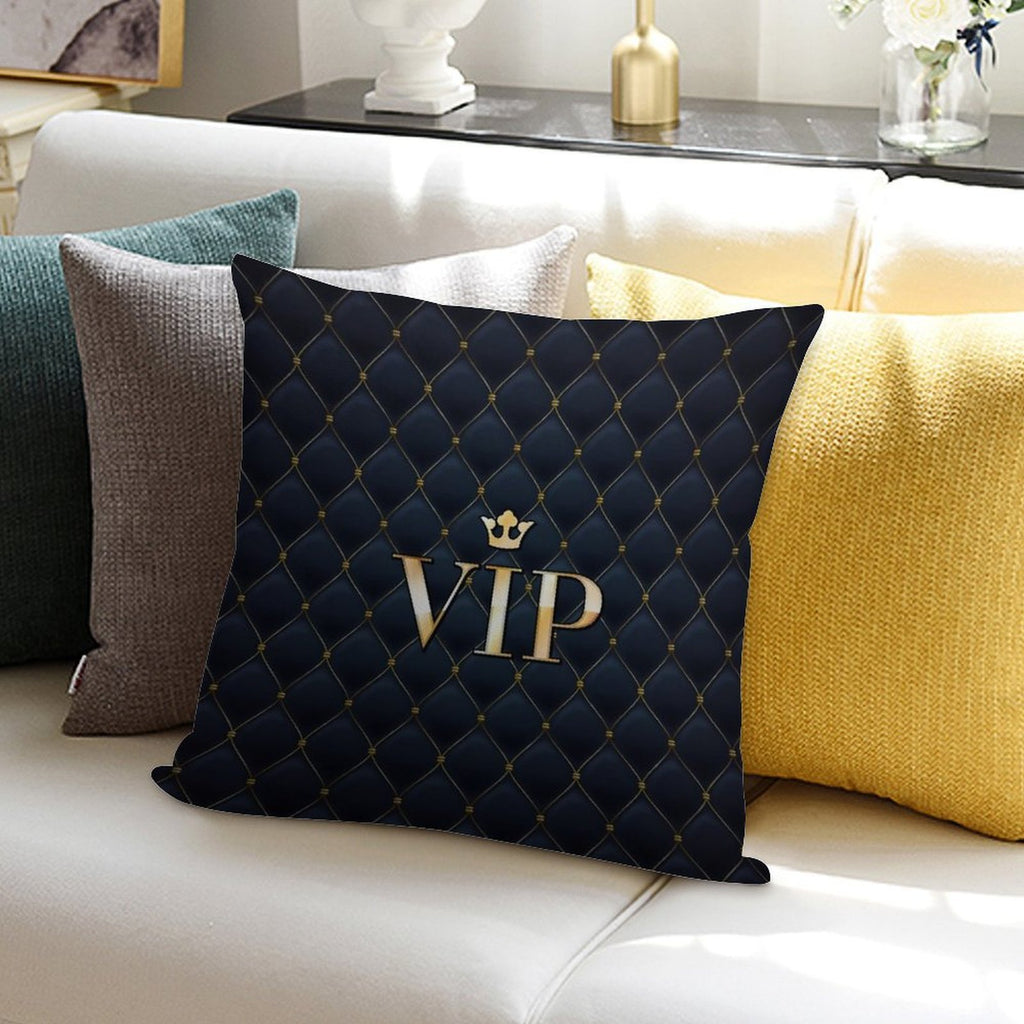 VIP Abstract Quilted Background Soft Gift Ready Throw Pillow