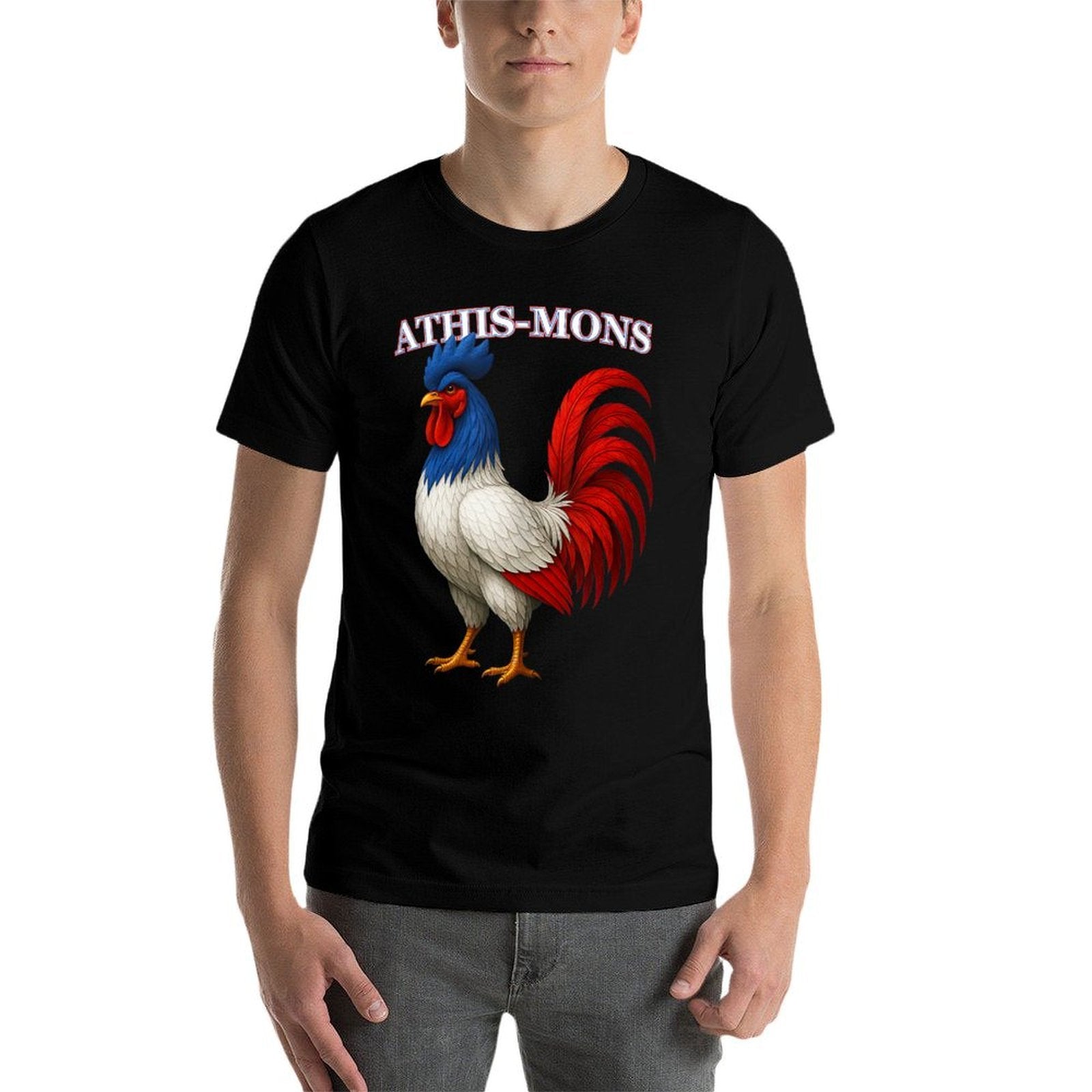 ATHIS-MONS France Français Souvenir Article  Moisture-wicking T-Shirt