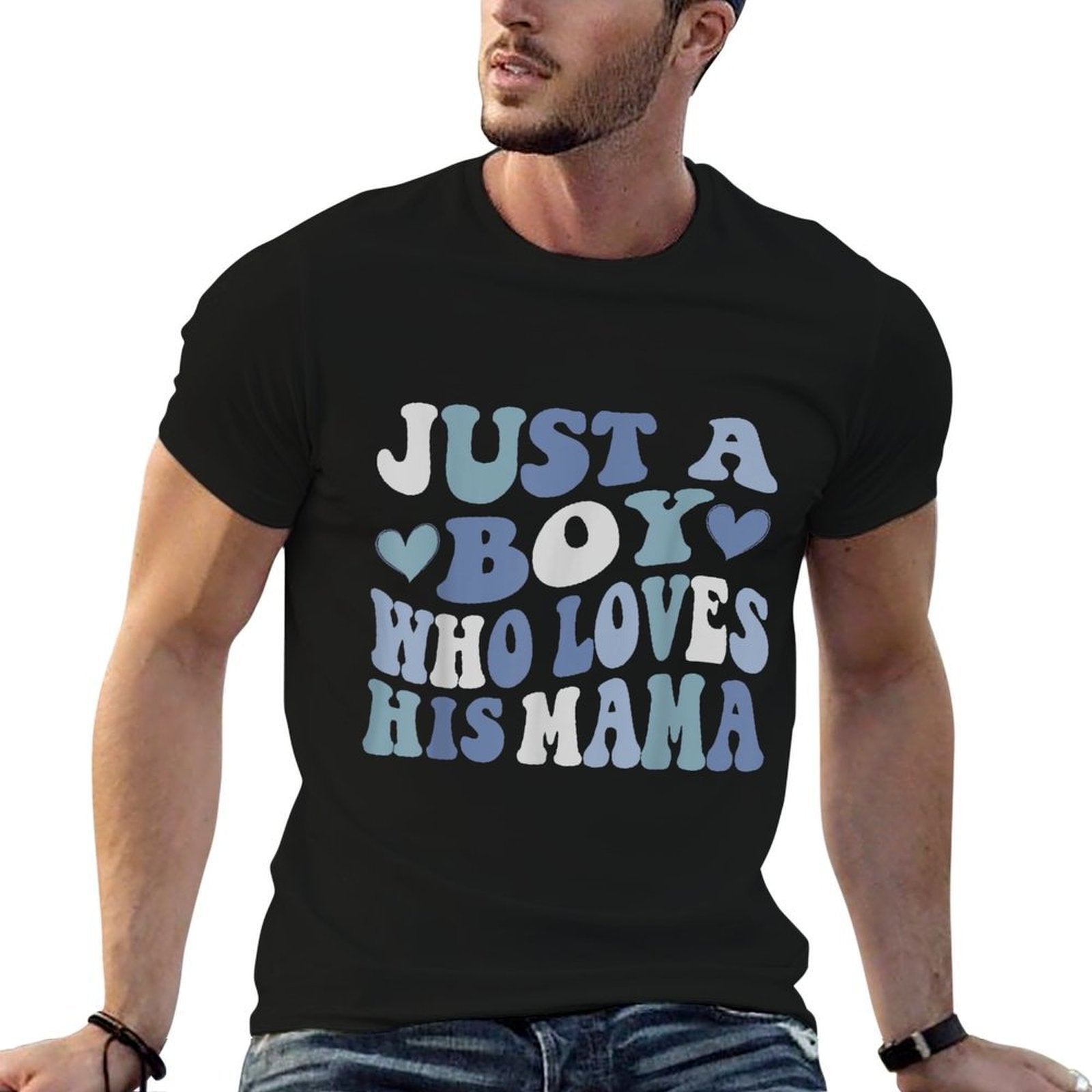 Just A Boy Who Loves His Mama Mother's Day  Classic T-Shirt