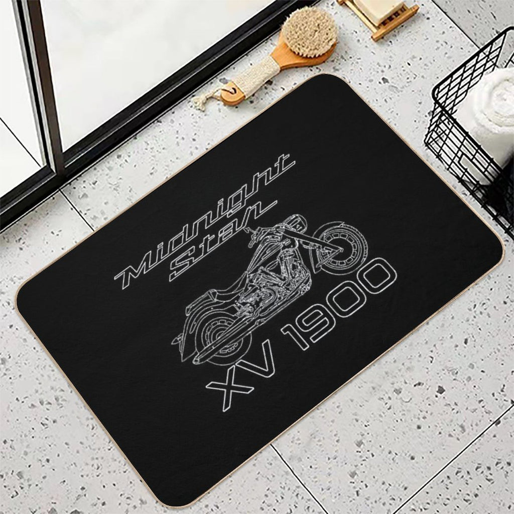 Midnight Star XV 1900 Bike  Odorless Bath Mat