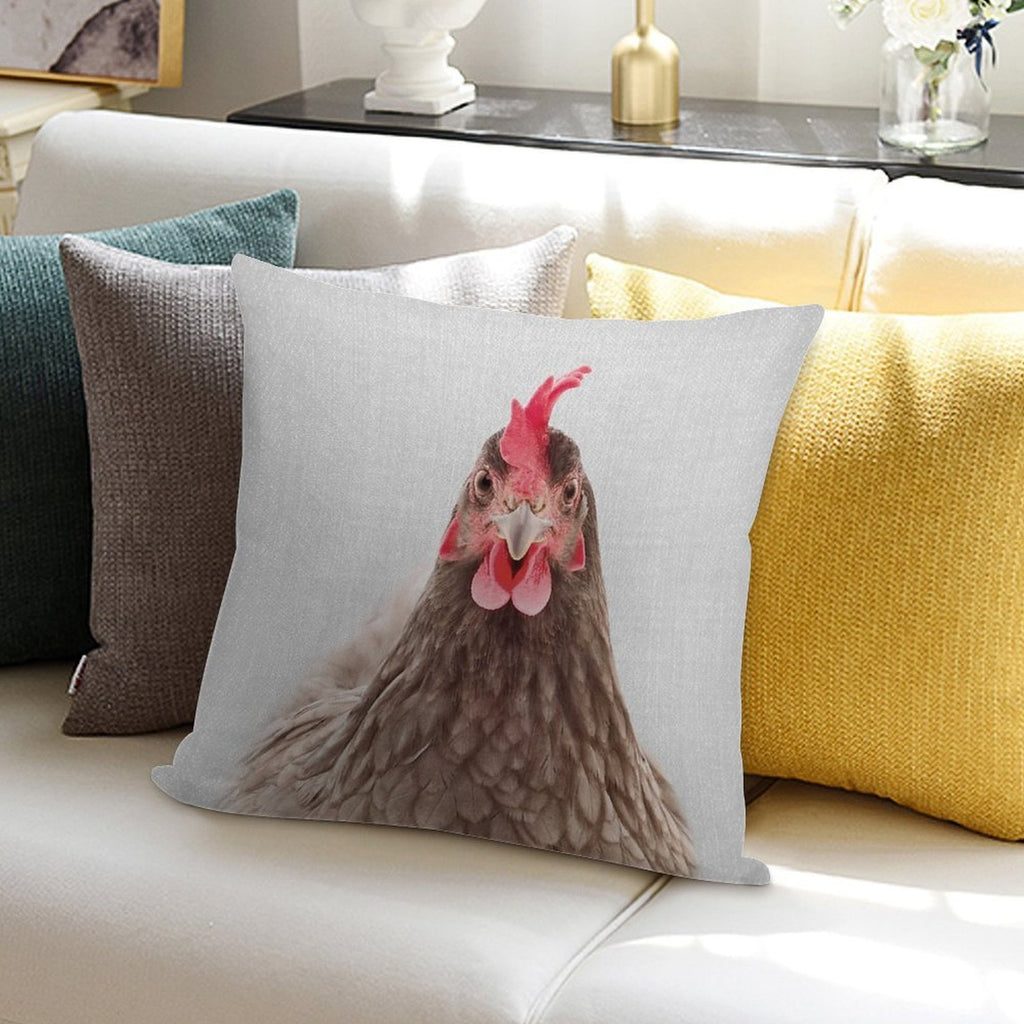Chicken - Colorful Soft Ultra-Soft Texture Throw Pillow