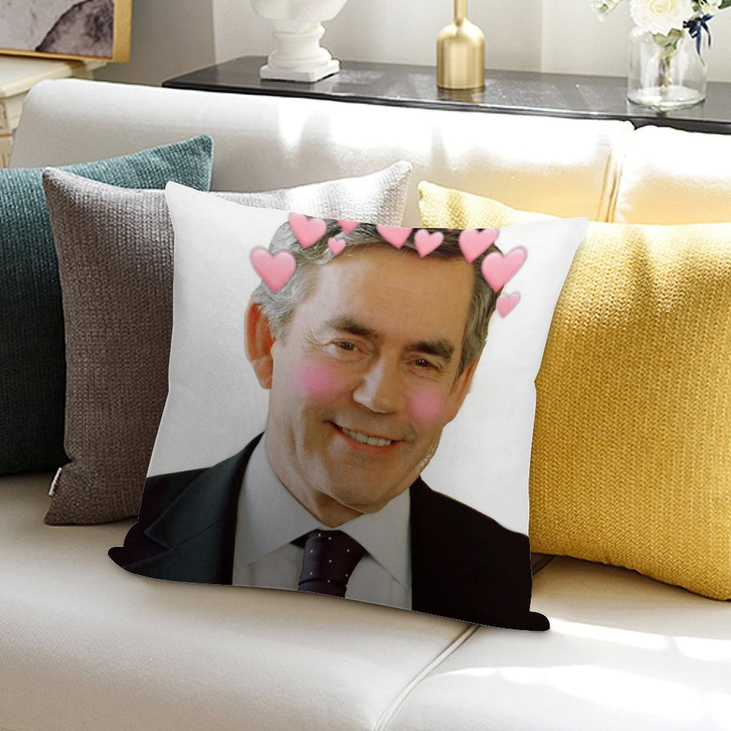 Soft Gordon Brown Soft Luxury Feel Throw Pillow