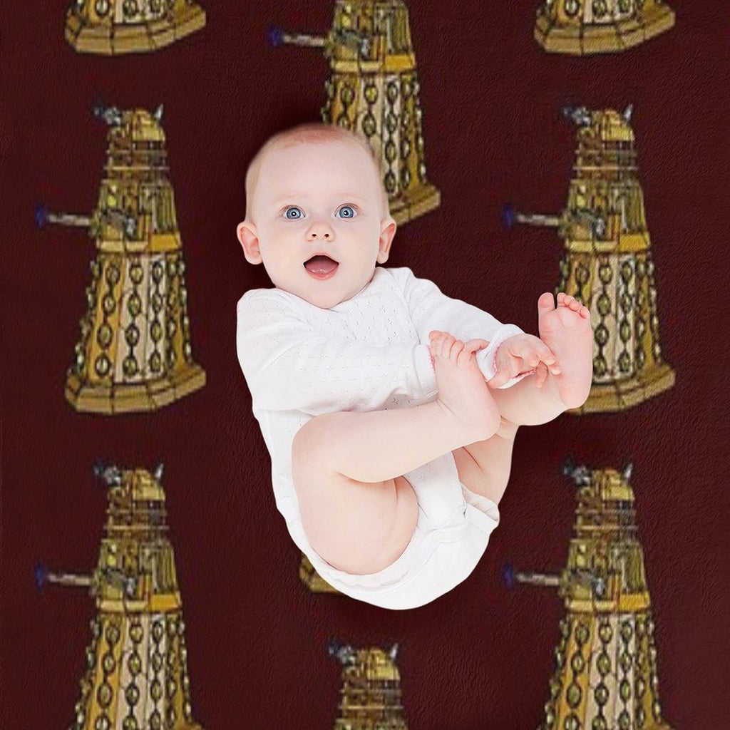 Exterminate - Mosaic of A Dalek-  Fan Art Anti-pilling Throw Blanket