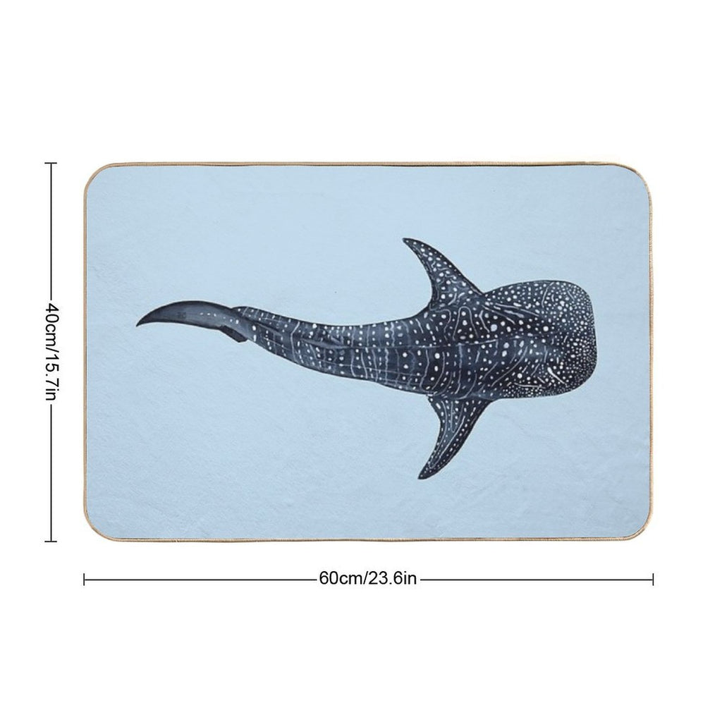 WHALE SHARK II-Rhincodon Typus  Non-Slip Bath Mat