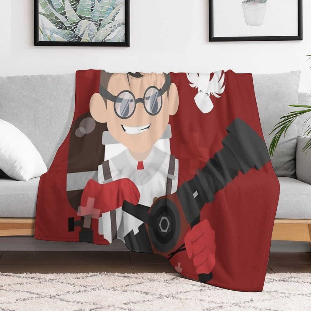 Team Fortress 2  The Medic Wrinkle-free Throw Blanket