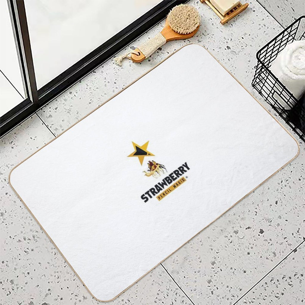 Strawberry Pencil Magic  Odorless Bath Mat