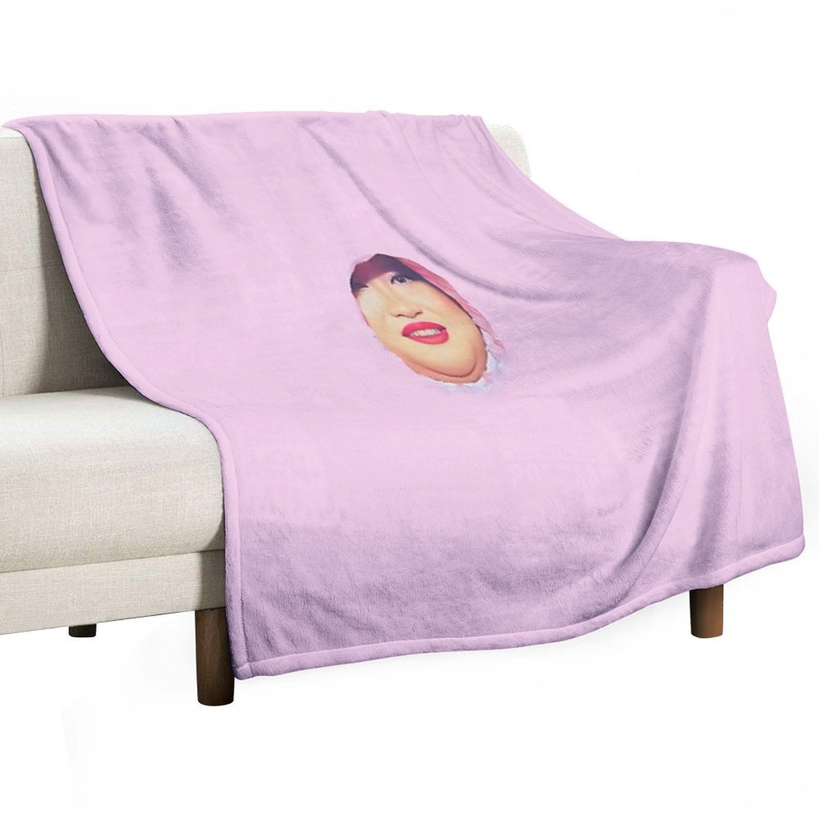 Joella Face Eco-conscious Throw Blanket
