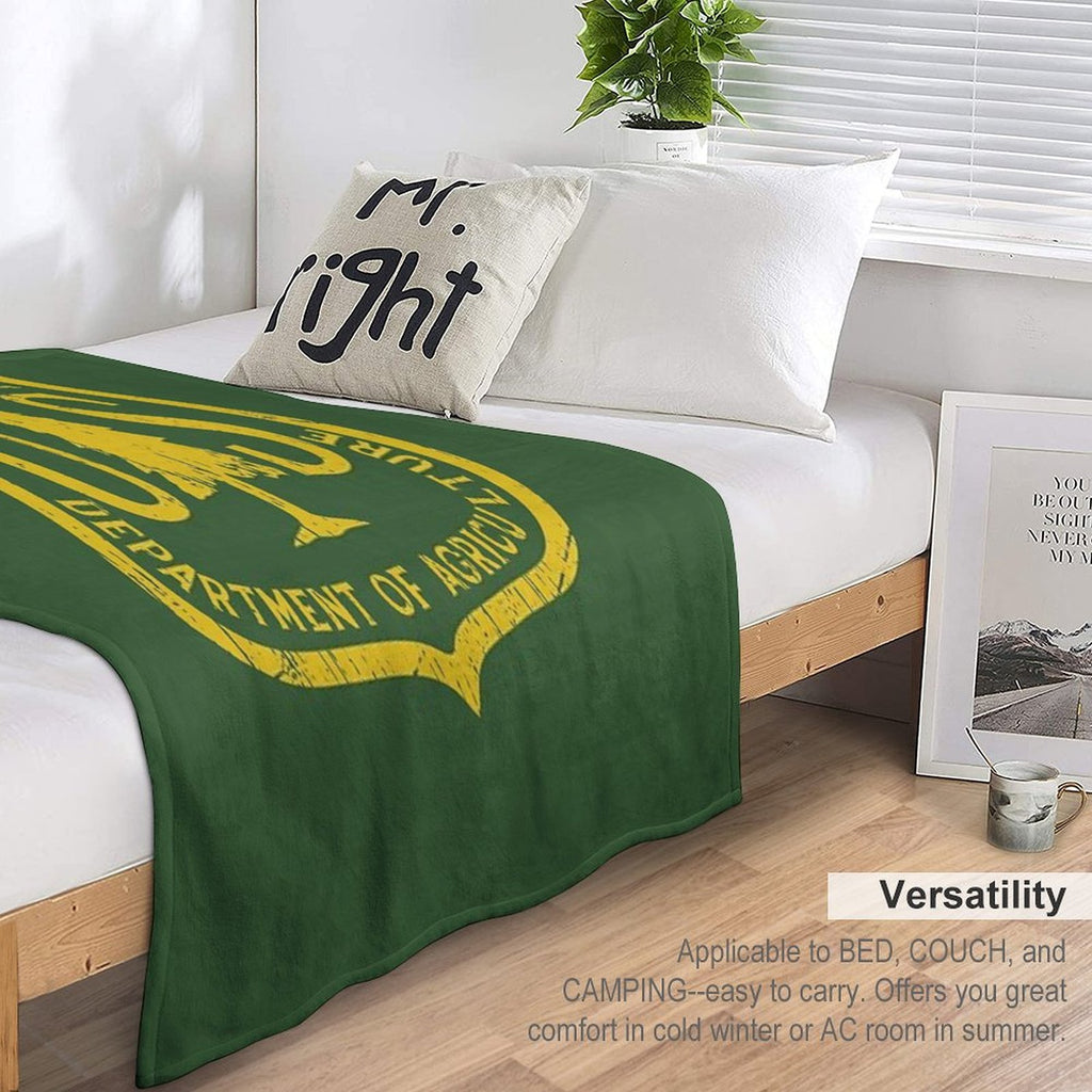 Forest Service Vintage Emblem Compact Throw Blanket