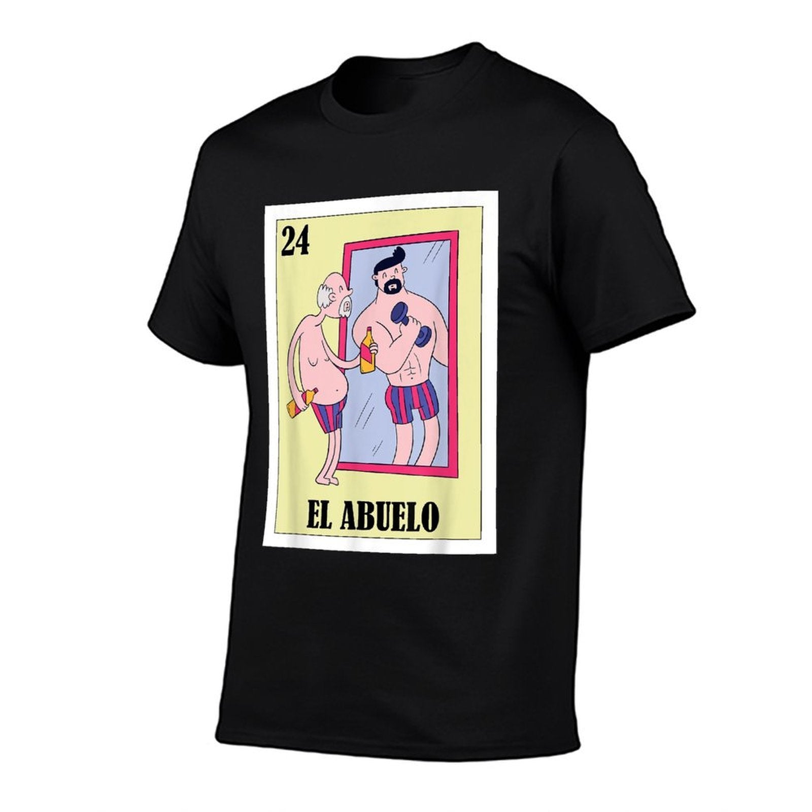 Funny Mexican Design for Grandpa in Mirror - El Abuelo  Versatile T-Shirt