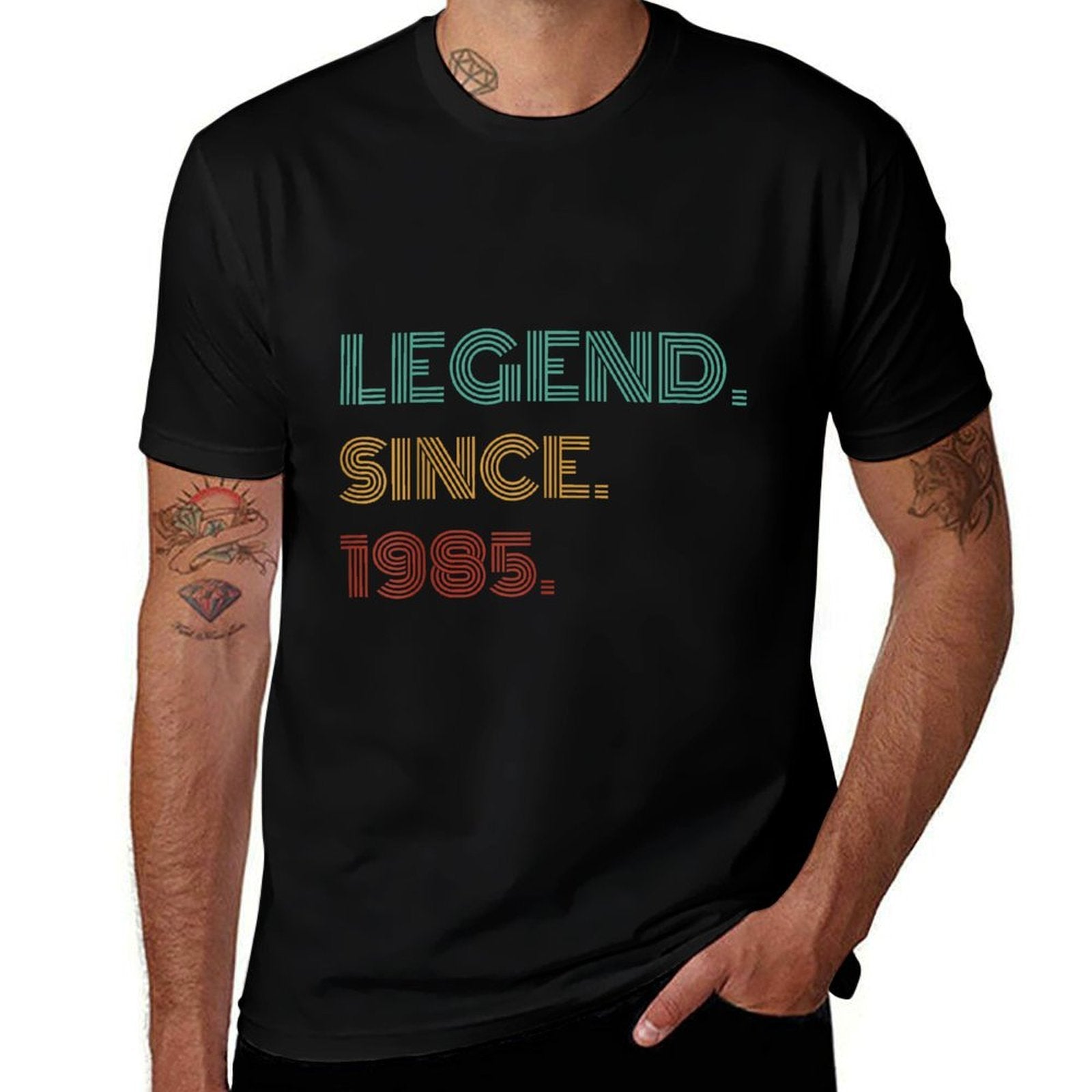 40 Years Old Legend Since 1985 40th Birthday  Trendy Pattern T-Shirt