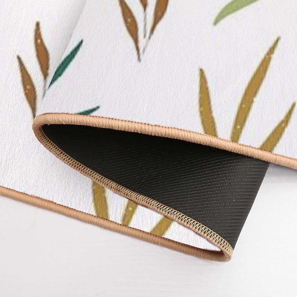 Colorful Branches  Fade-Resistant Bath Mat