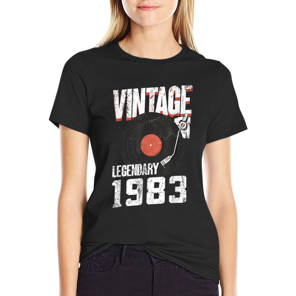 Vintage Legendary 1983 - 40 Years Old 40th Birthday  Odor-resistant T-Shirt