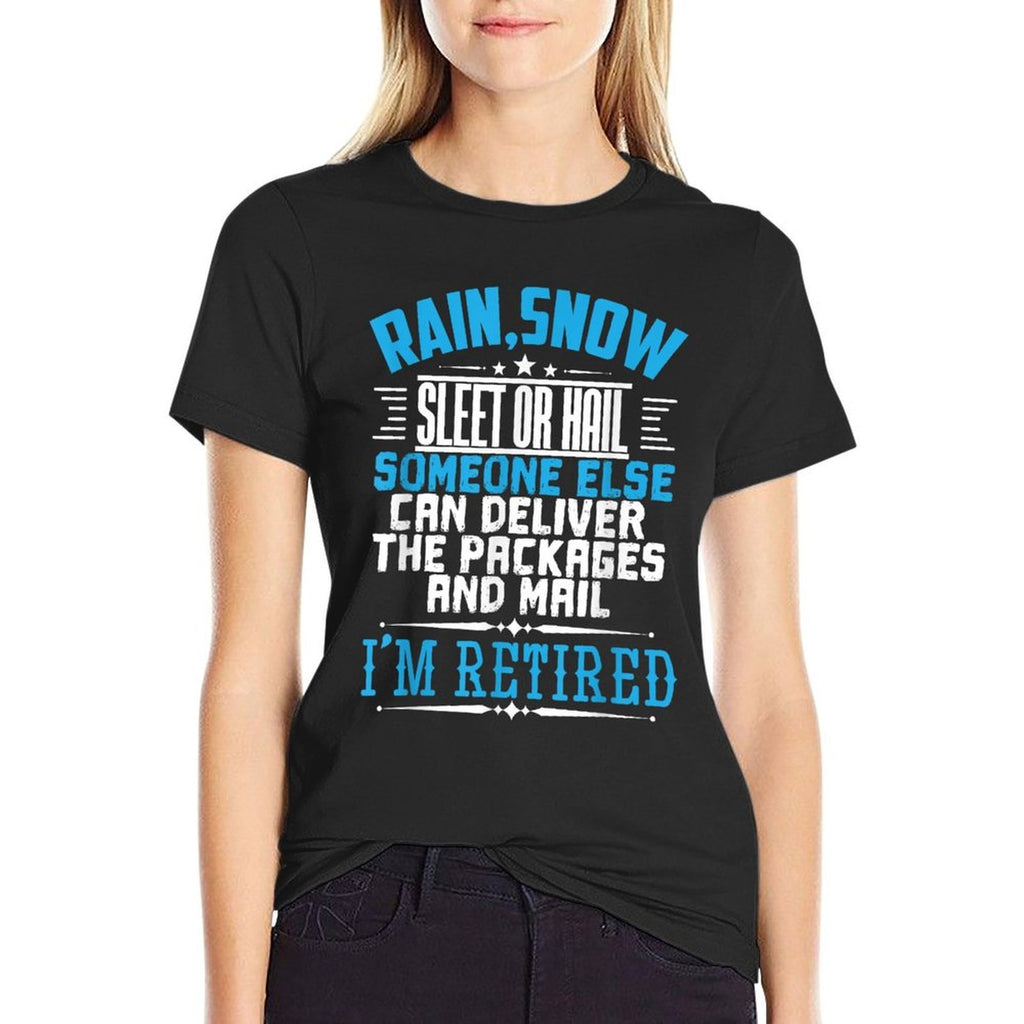 Funny Retired Postal Post Office Mailman Retirement Gift  Tagless Design T-Shirt