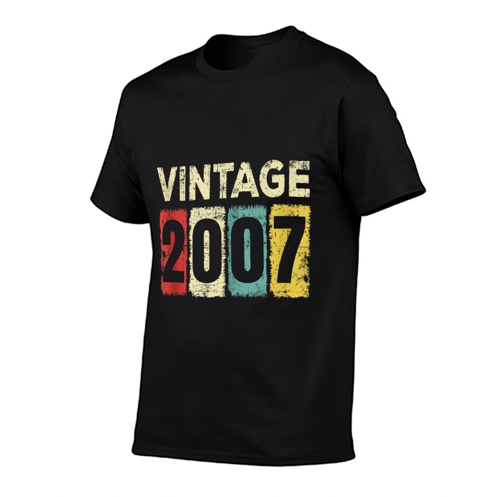 18 Year Old Birthday Vintage 2007 18th Birthday  Polyester Blend T-Shirt