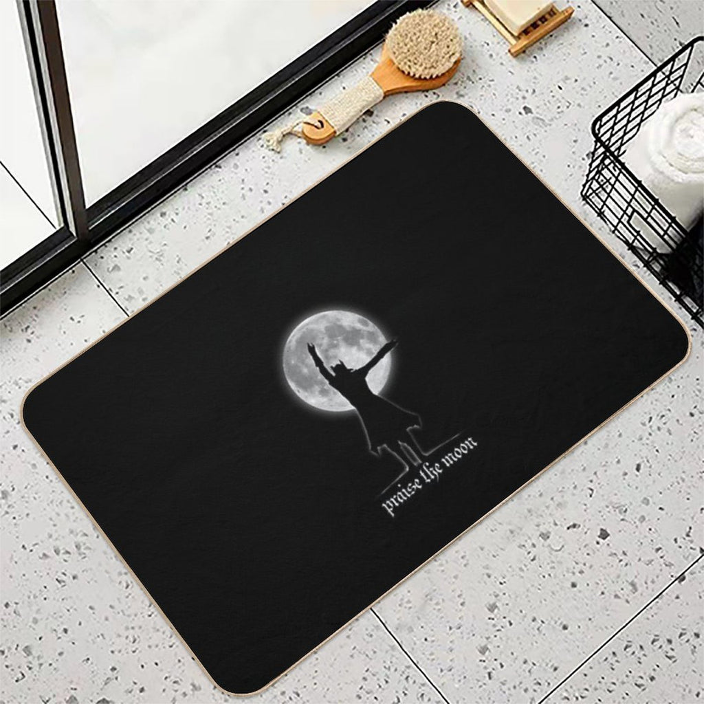 Praise The Moon  Non-Slip Bath Mat