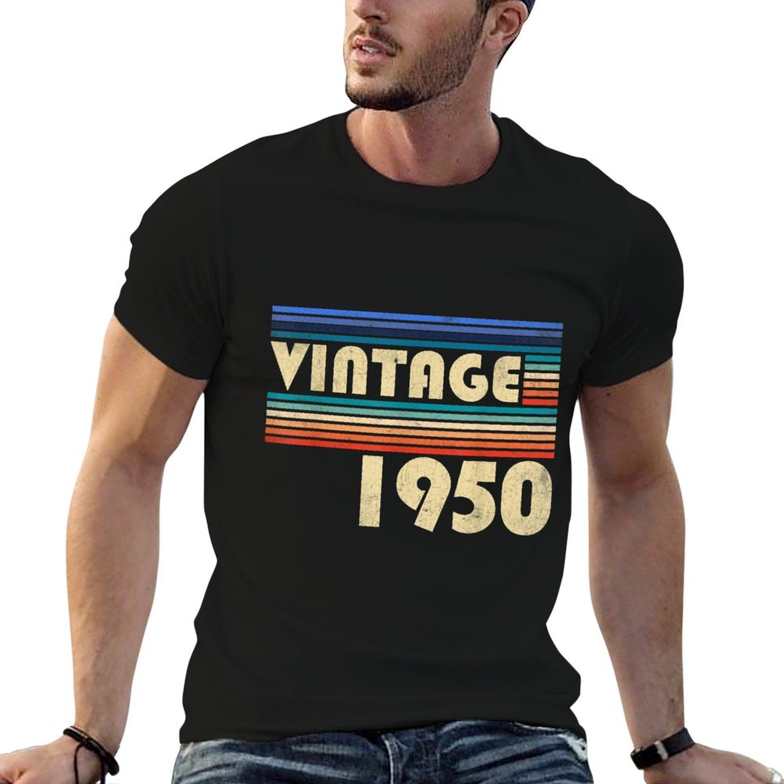 Vintage 1950 Limited Edition Outfit Retro 70th Birthday  Polyester Blend T-Shirt
