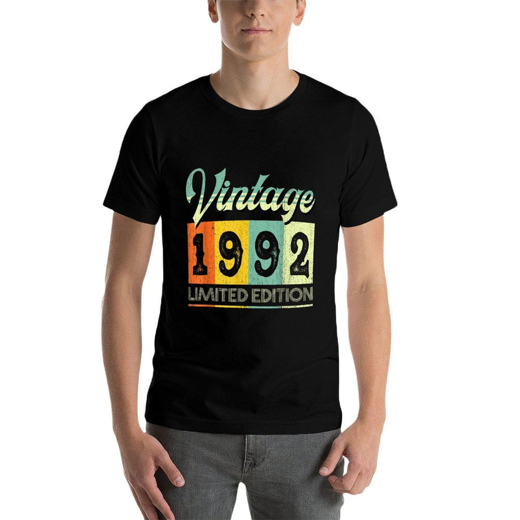 30 Year Old Vintage 1992 Limited Edition 30th Birthday  High-quality Stitching T-Shirt