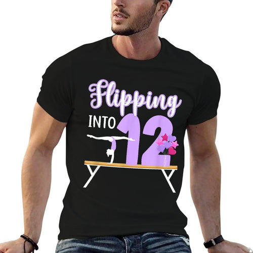 12th Gymnastics Birthday Twelve Year Old Gymnast Girl  Summer-ready Fabric T-Shirt