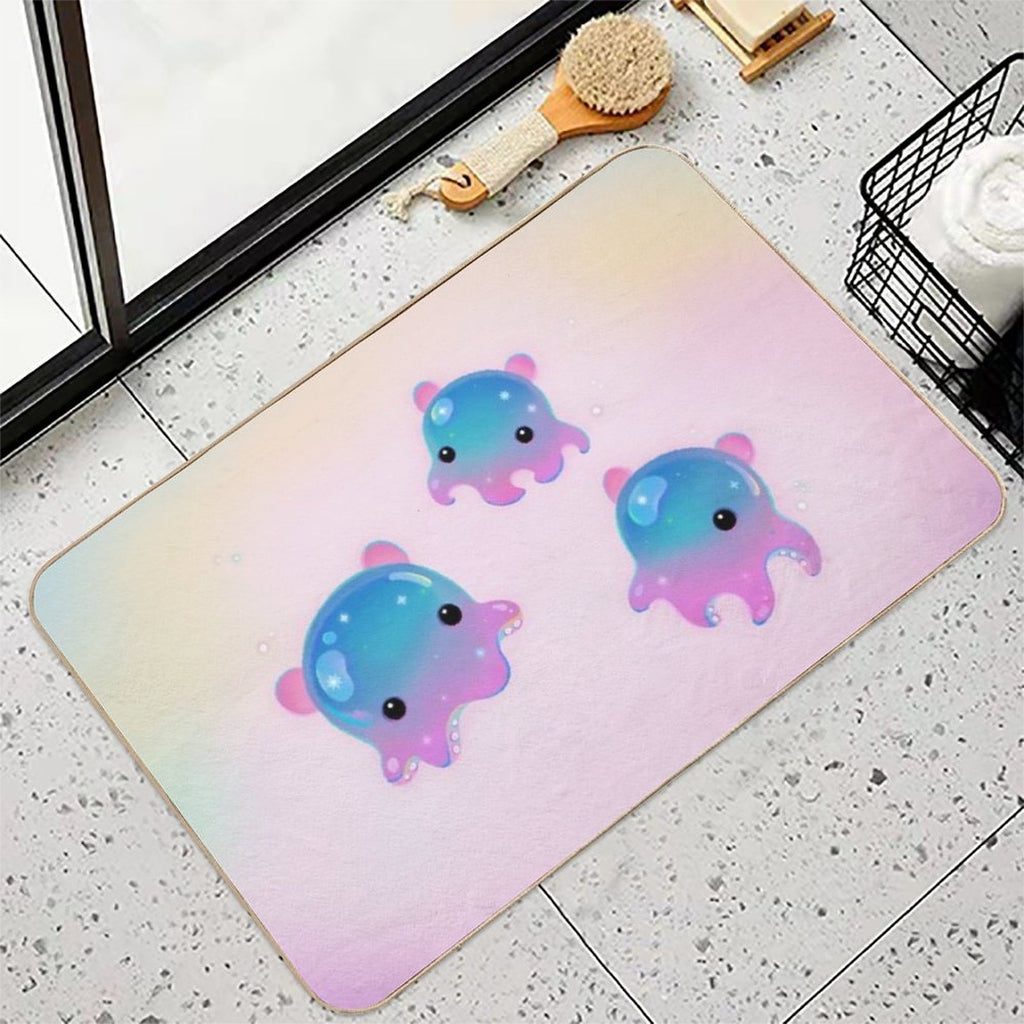 Grimpoteuthis (Dumbo Octopus)  Non-Slip Bath Mat