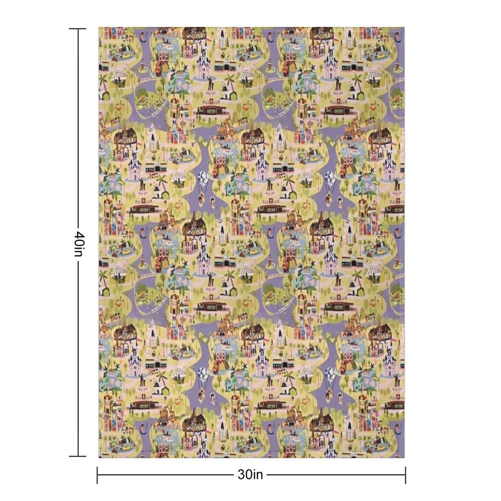 A Walk in The Park Plush Throw Blanket