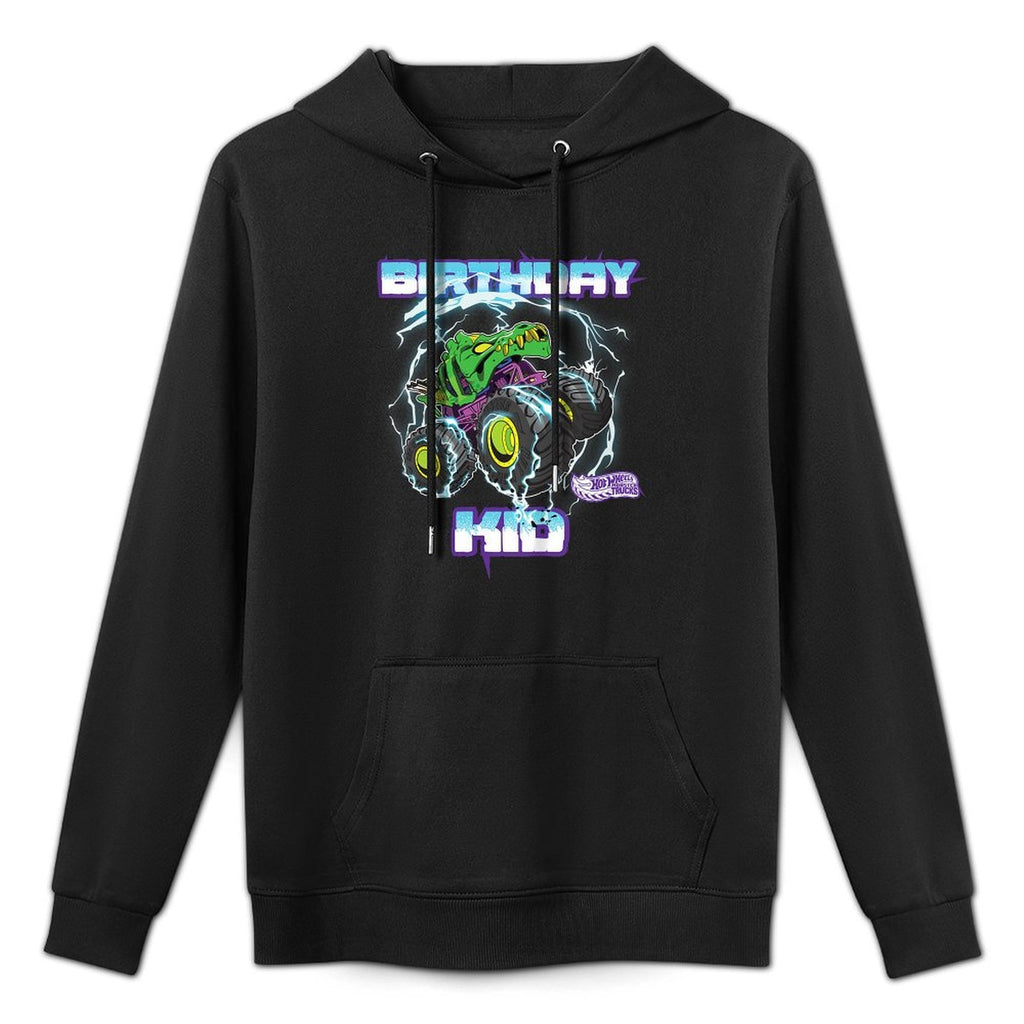 Kids Hot Wheels Monster Trucks - Birthday Kid Relaxed Fit Hoodie