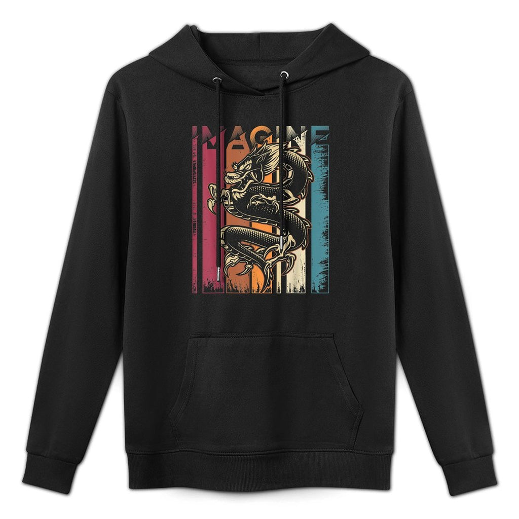 Imagine Dragon Vintage Cool Art Moisture-Wicking Hoodie