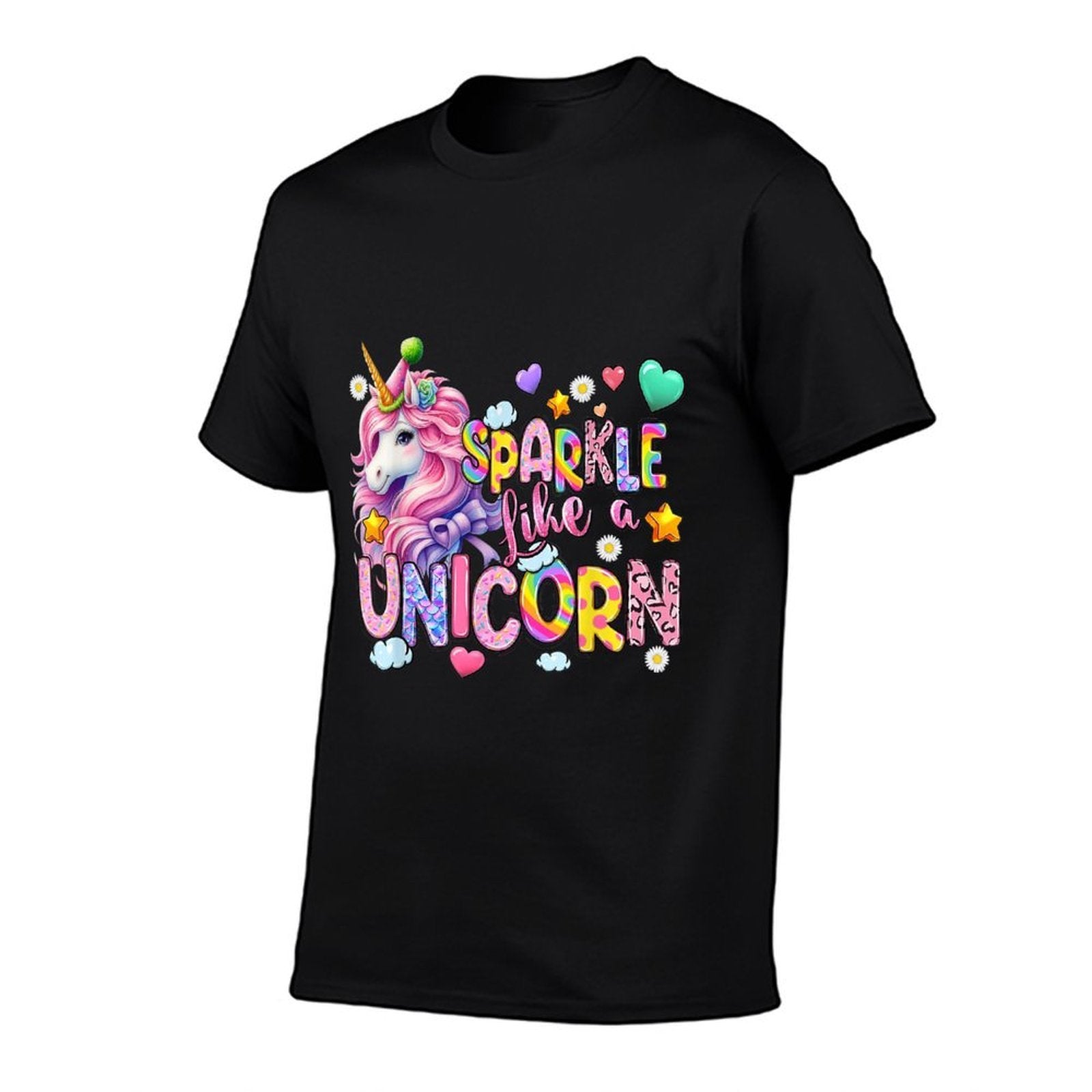 Womens Sparkle Like A Unicorn Cute  Lightweight T-Shirt