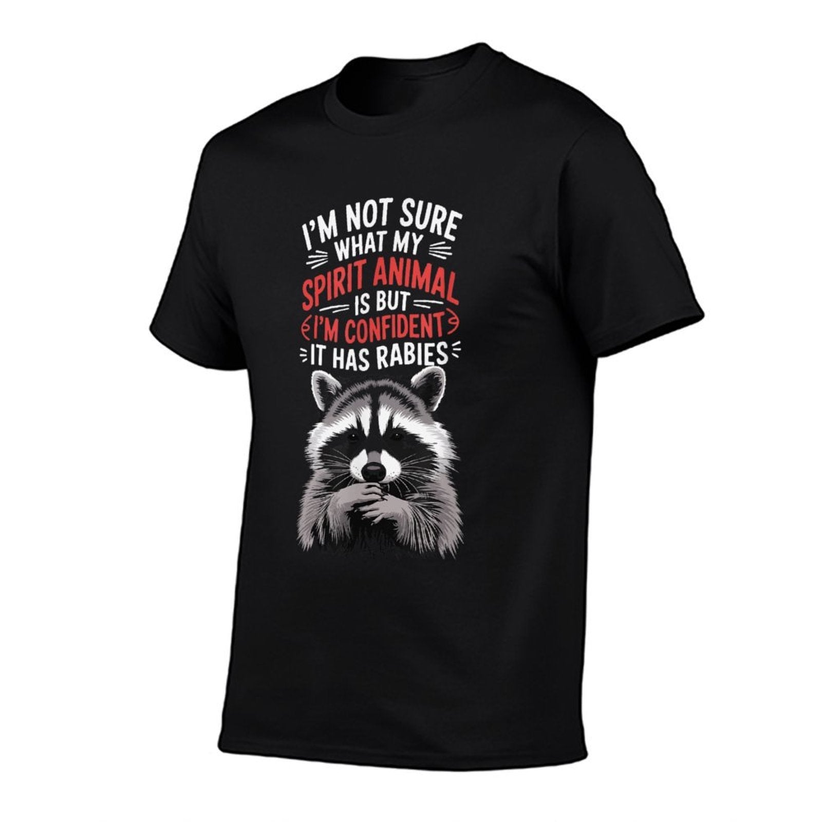 Im Not Sure What My Spirit Animal Is But Im Confident It  Oversized Silhouette T-Shirt