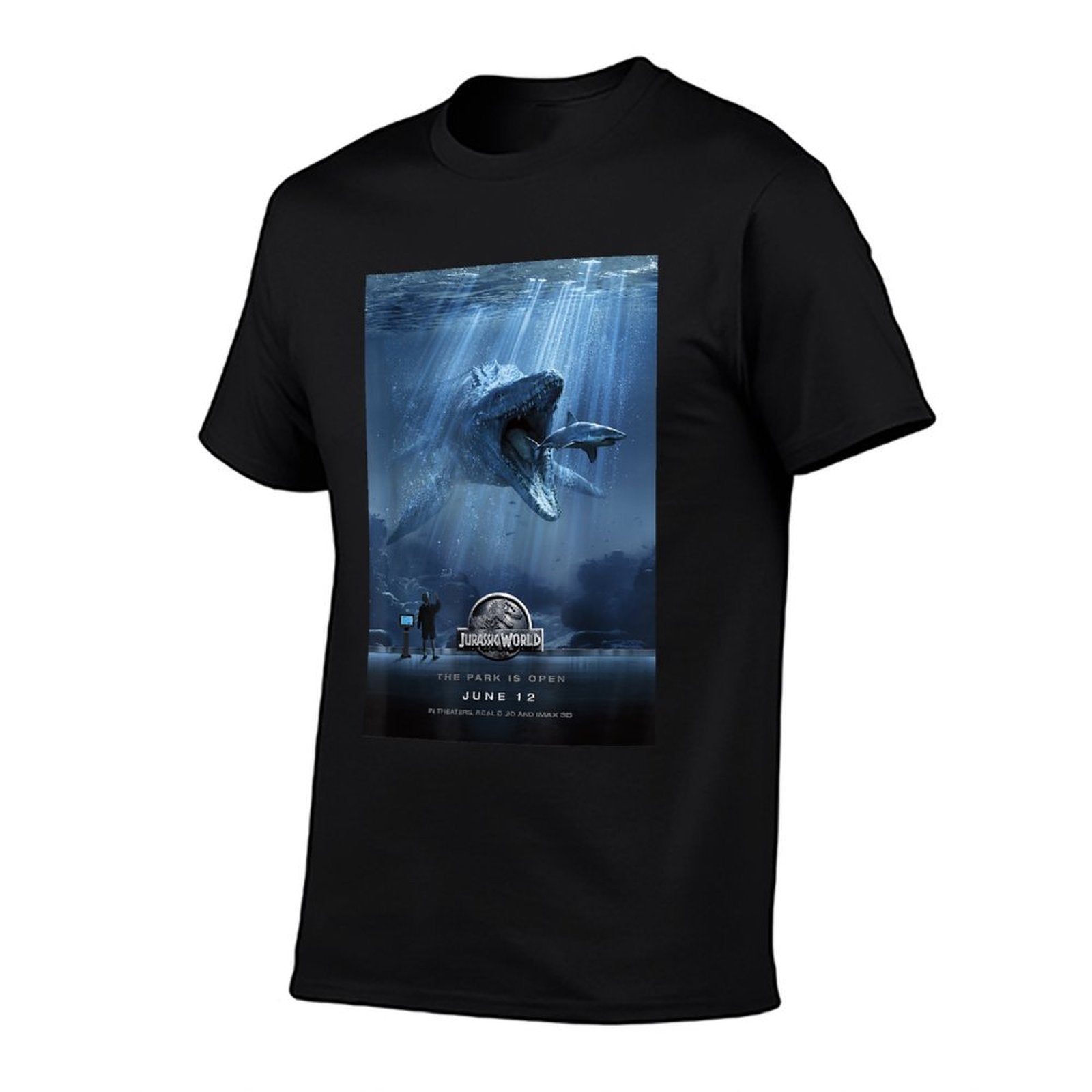 Jurassic World Mosasaurus Movie Poster Graphic  Durable T-Shirt