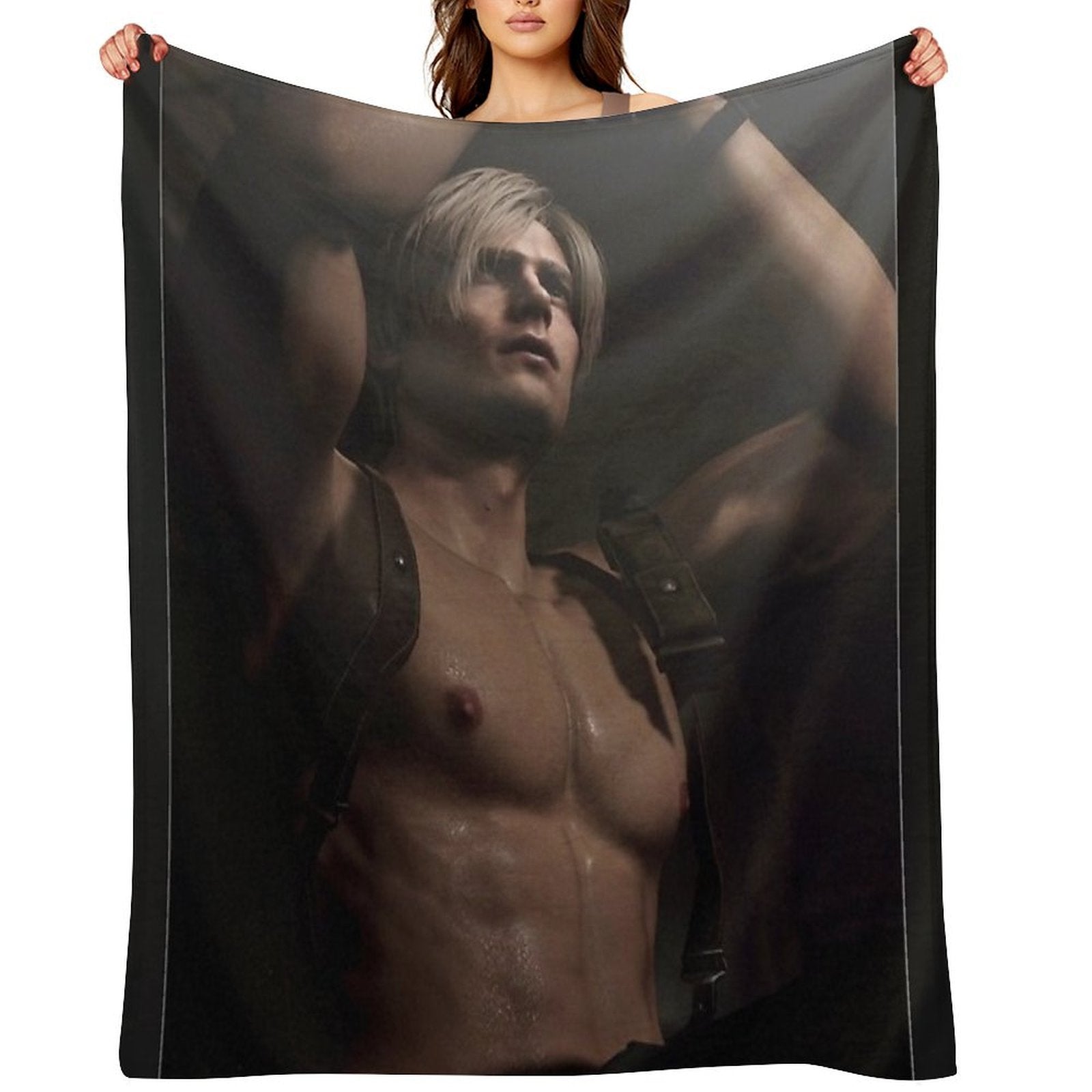 Leonnn Velvety-soft Throw Blanket