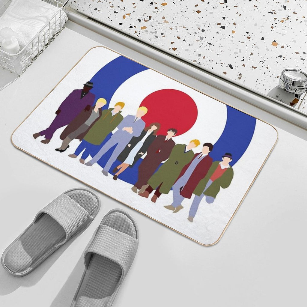 Quadrophenia Mod Target  Anti-Trip Bath Mat