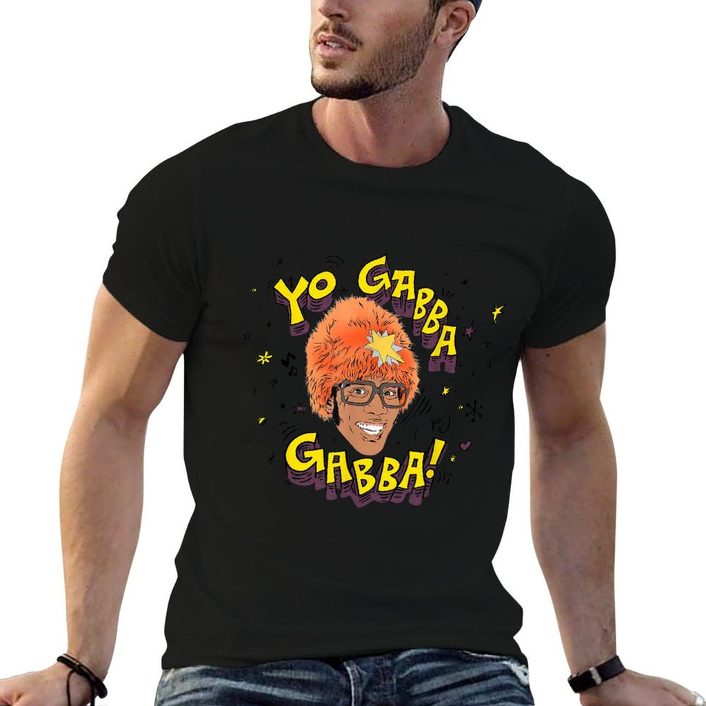 Yo Gabba Gabba! DJ Lance Illustration with Doodles TV Show  Graphic-printed T-Shirt