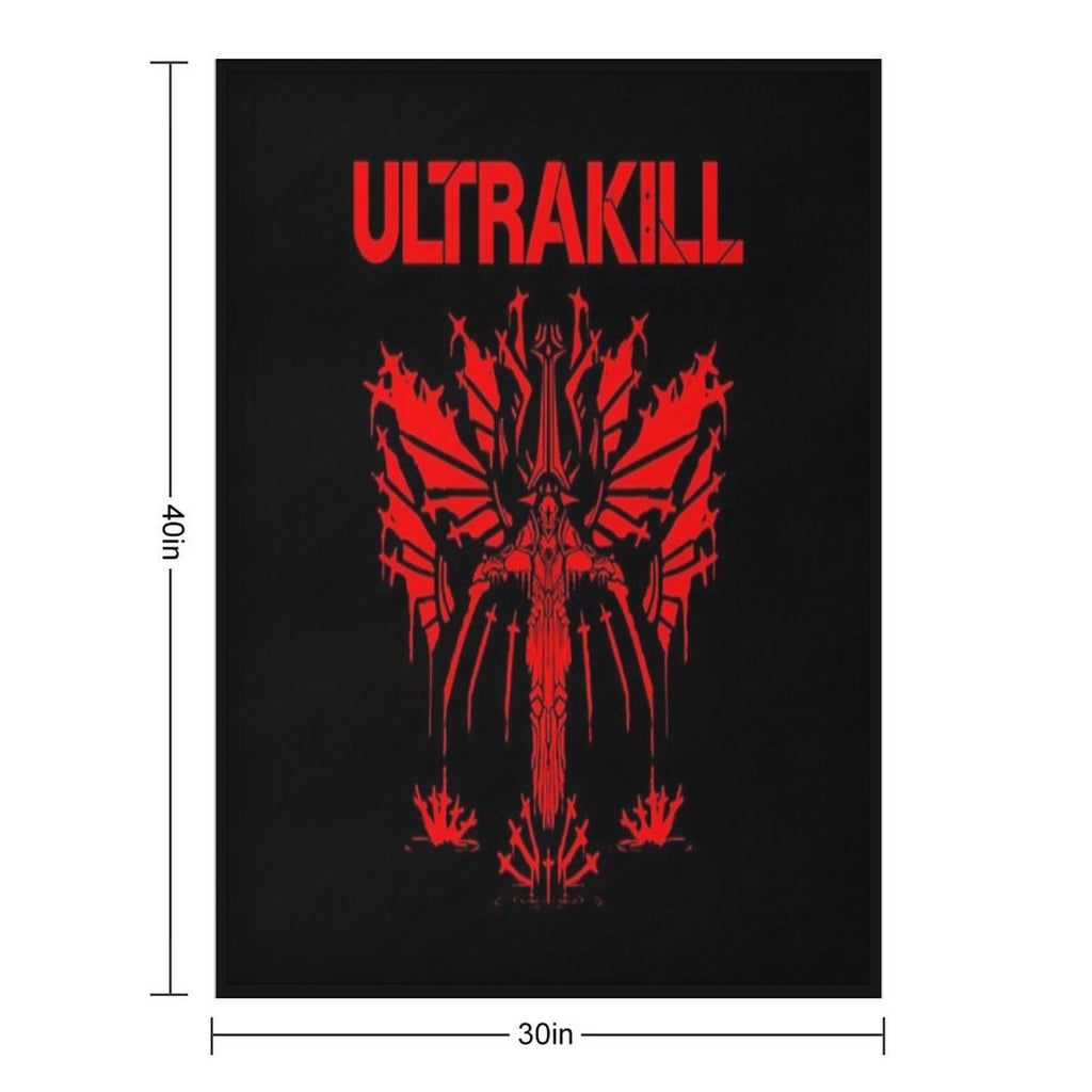 Ultrakill, Ultrakill Gabriel, Gabriel Ultrakill Eco-conscious Throw Blanket