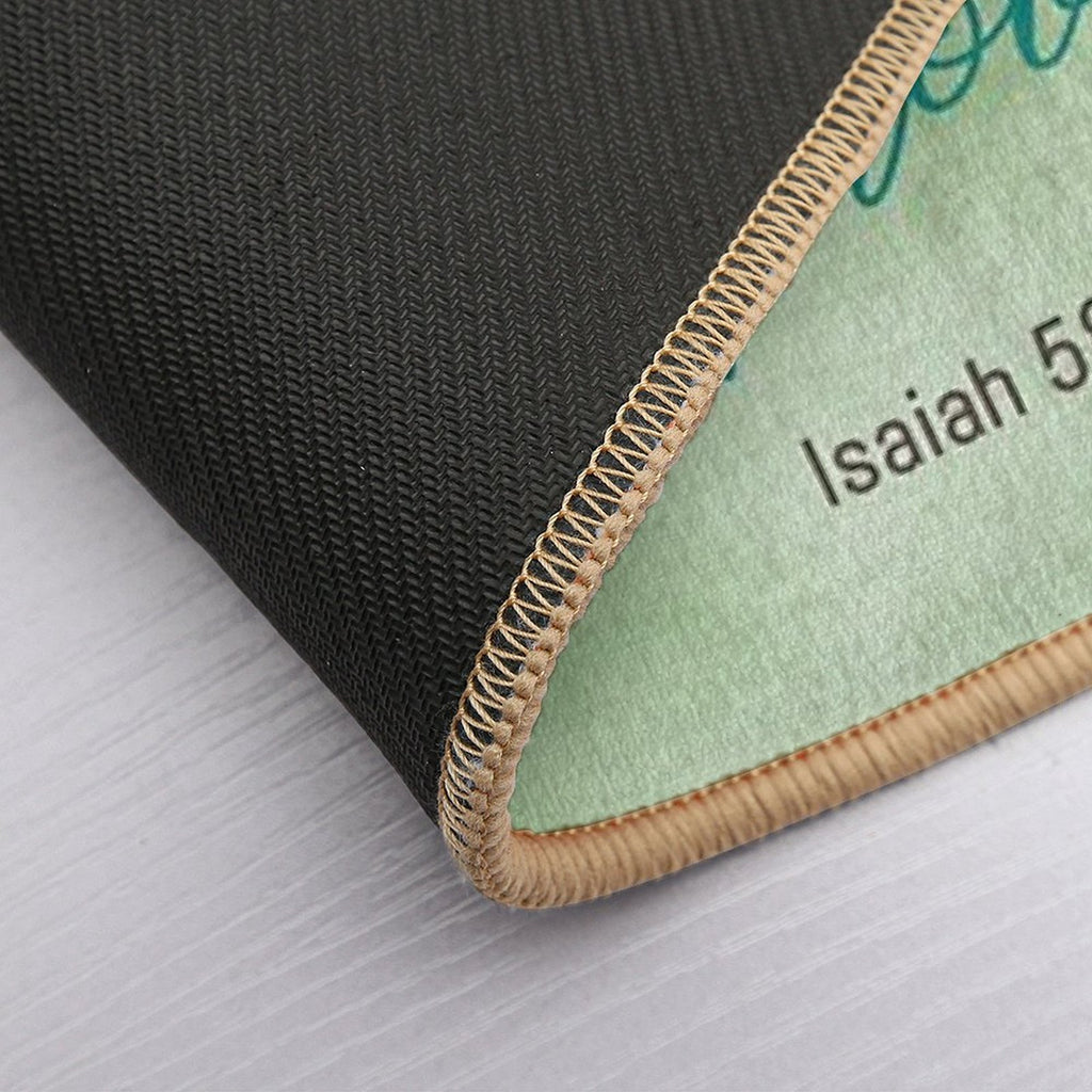Isaiah 5811  Fade-Resistant Bath Mat