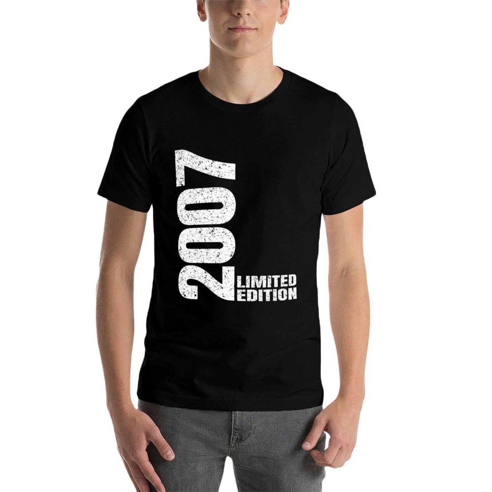 Vintage 2007 Limited Edition Classic 2007 Men Women Birthday  Polyester Blend T-Shirt