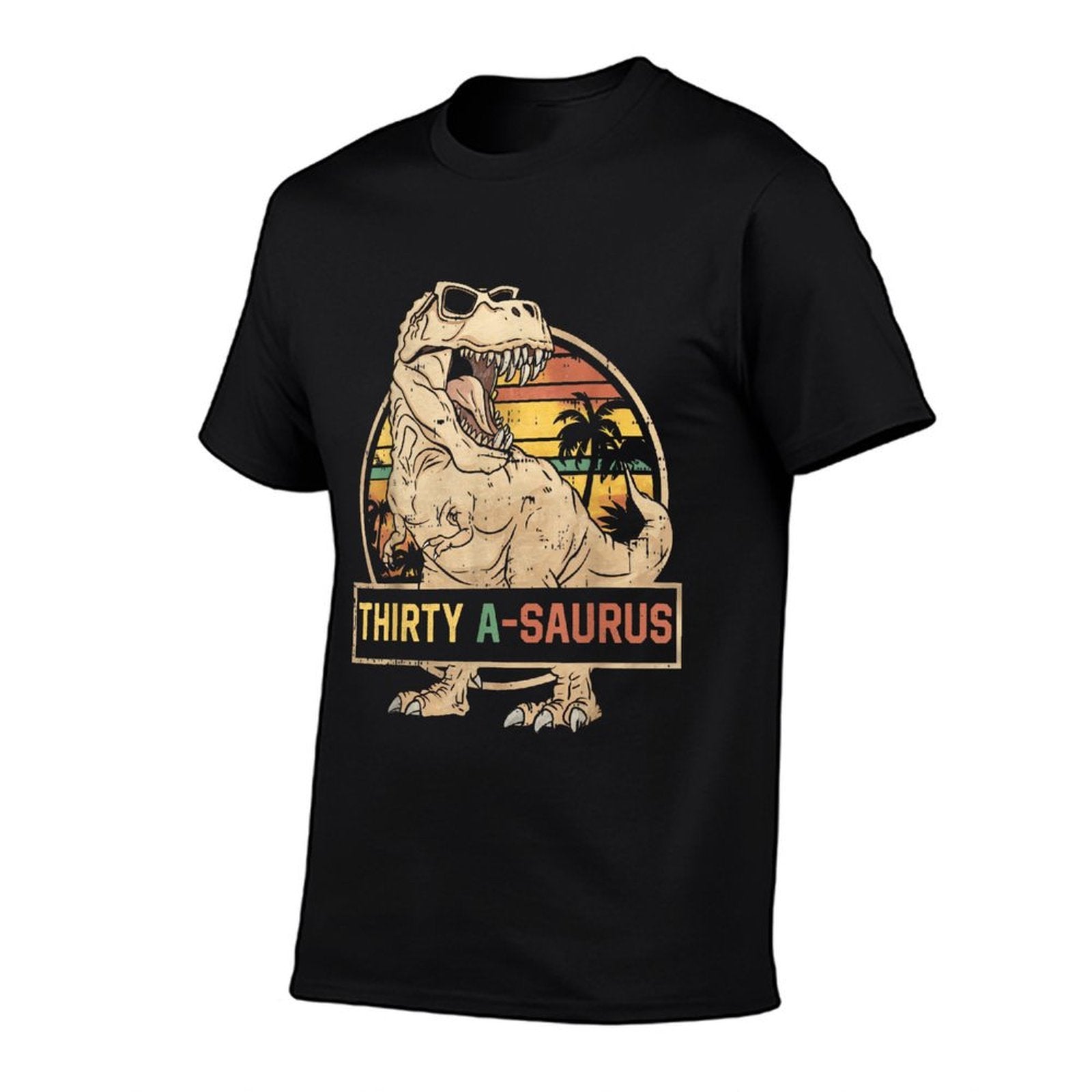Thirty A Saurus Birthday T Rex 30 Year Old Dino 30th Dino  Classic T-Shirt