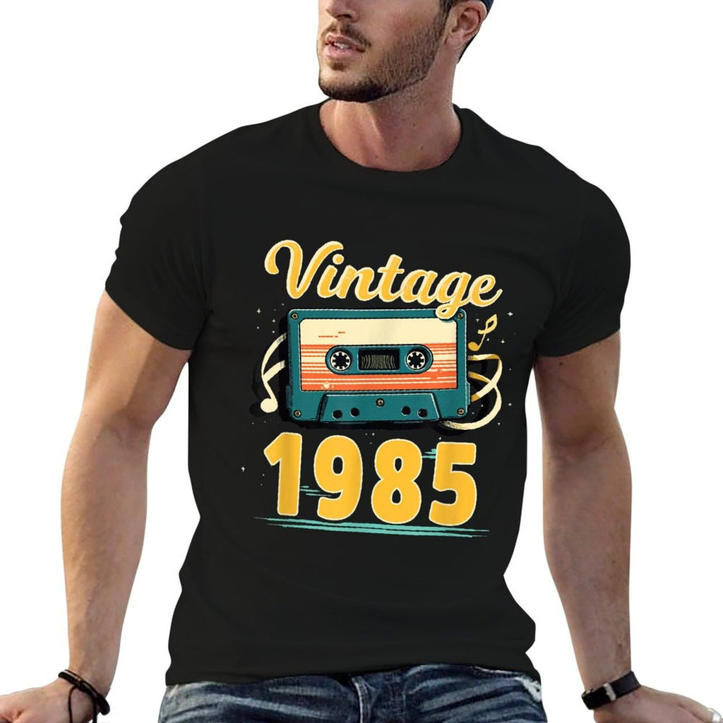 40th Birthday Gifts for Men Women Born in 1985 Retro Vintage  Lightweight T-Shirt