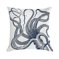 Navy Octopus Soft Home Decor Throw Pillow