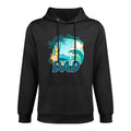 The Rad Dad Big One Surf Birthday Decorations For Family All-Day Comfort Hoodie