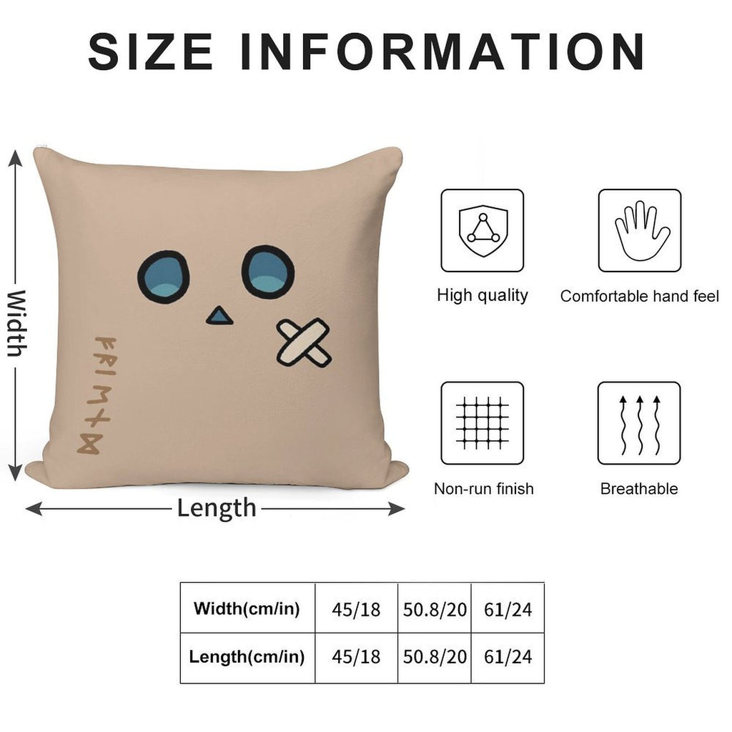 Friend - Nanashi Mumei Mascot △ - Hololive #HoloCouncil Soft Multiple Sizes Throw Pillow