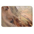 Abstract Autumn, Brown, Gold And Orange, Warm Colours, Abstract Art  Long-Lasting Bath Mat