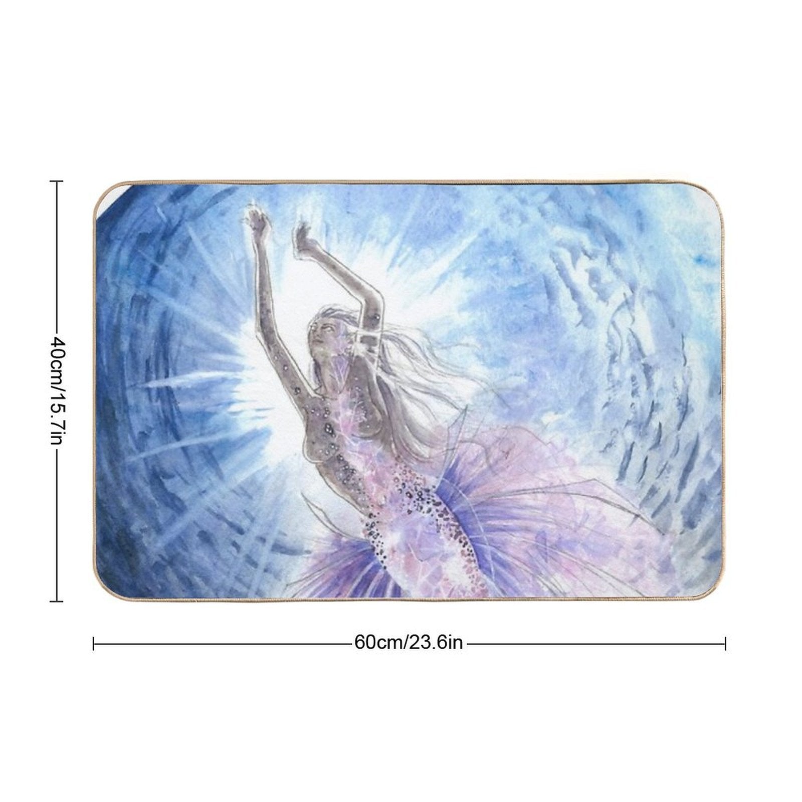 Sun Halo  Odorless Bath Mat