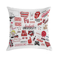 Fairfield University Soft Decorative Cover Throw Pillow