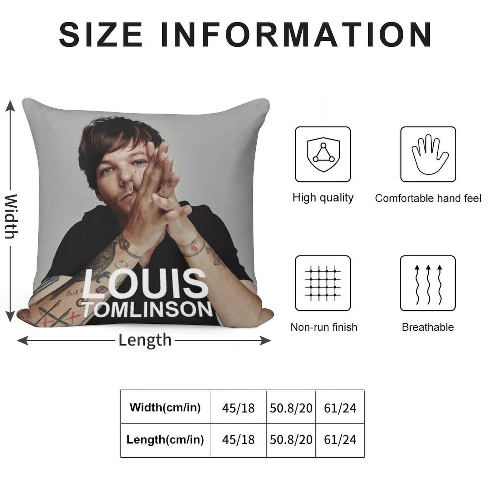 Gadjah New Tomlinson Walls American Tour 2020 Soft Bedroom Essential Throw Pillow