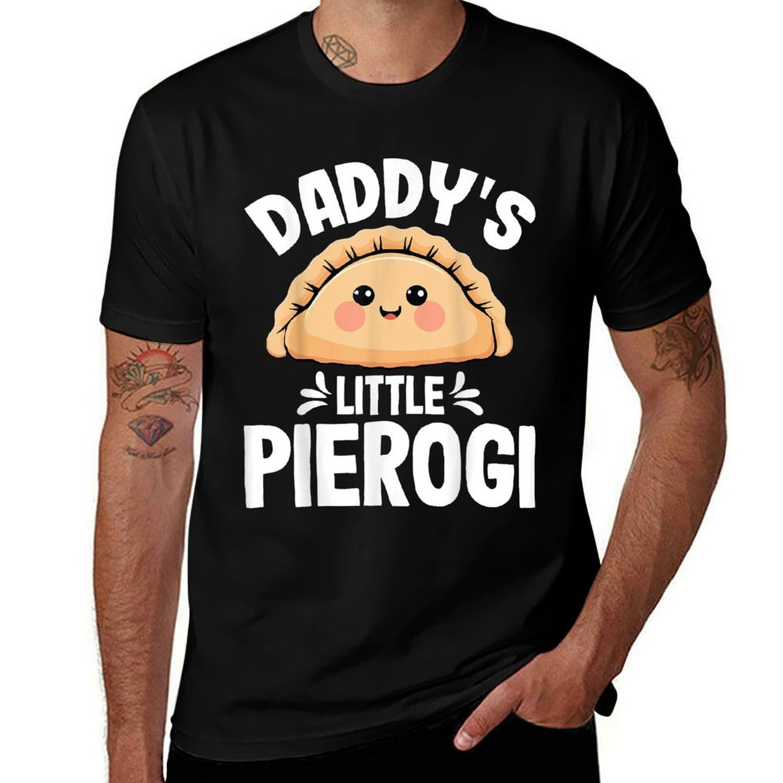 Kids Daddys Little Pierogi - Polish Pierogis Lover Dad  Durable T-Shirt