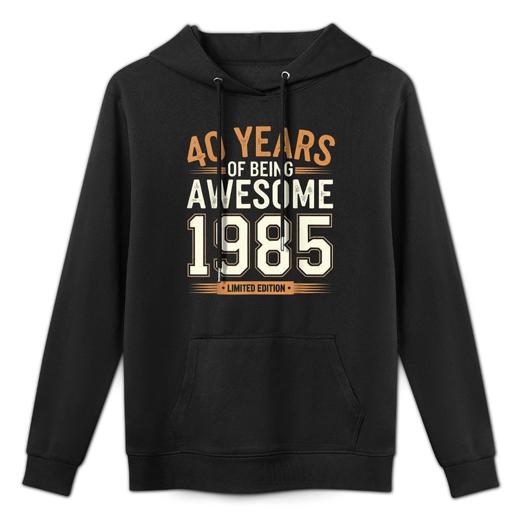 40 Year Birthday Decorations Men Gag 40yr 1985 40th Birthday Unisex Design Hoodie