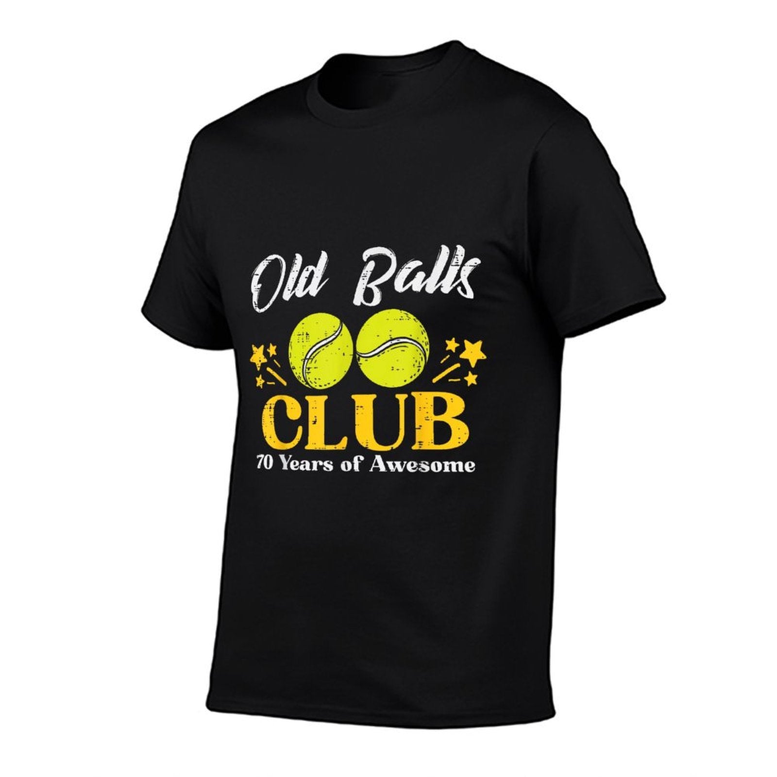 Old Balls Club Tennis 70 Years Awesome 70th Birthday Men  Summer-ready Fabric T-Shirt
