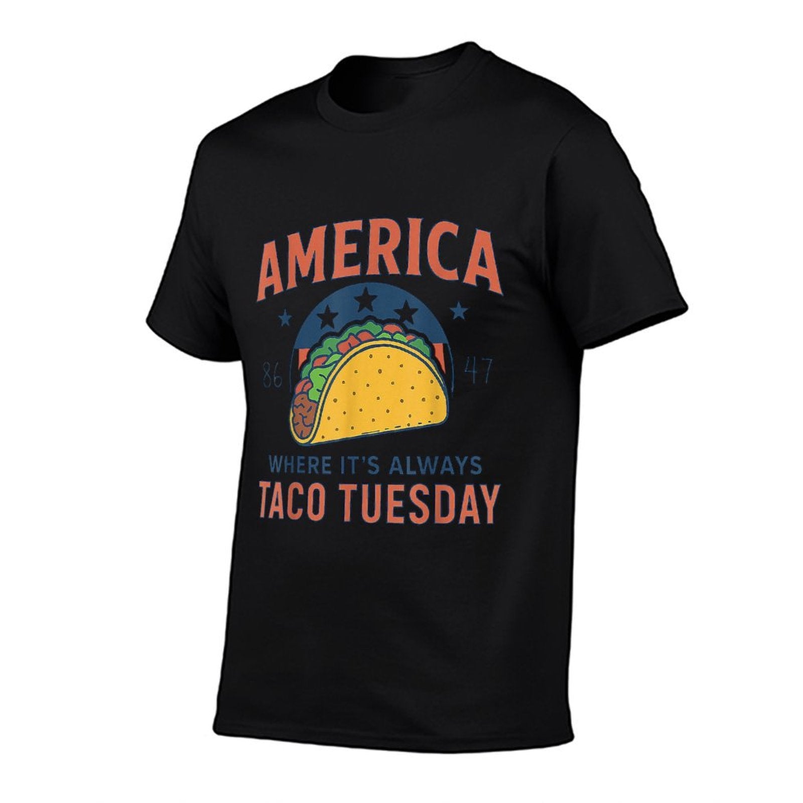 Retro America Where Its Always Taco Tuesday 4th Of July  Quick-drying T-Shirt