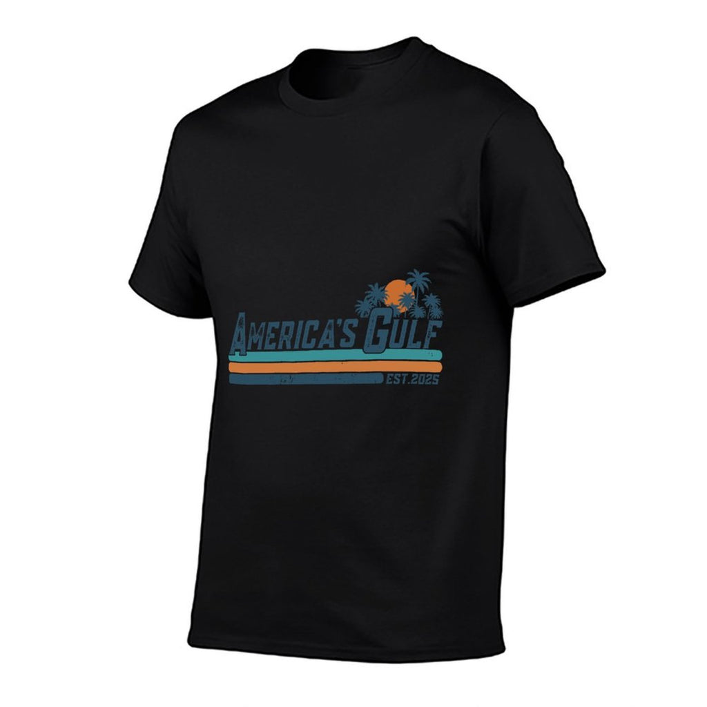 America's Gulf Est 2025 Retro Vintage Gulf Mexico  Tagless Design T-Shirt