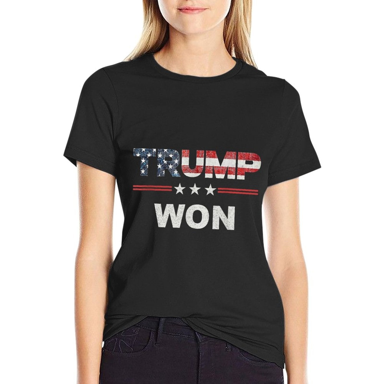 Trump Won T 4th of July American Comfortable T-Shirt